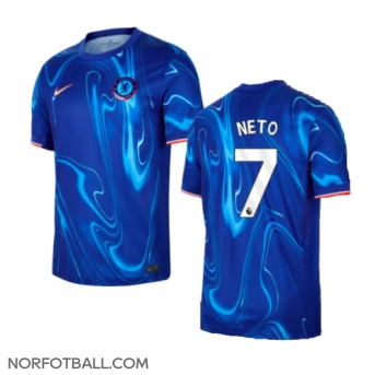 Billige Fotballdrakt Chelsea Pedro Neto #7 Replika Hjemmedrakt 2024-25 Kortermet